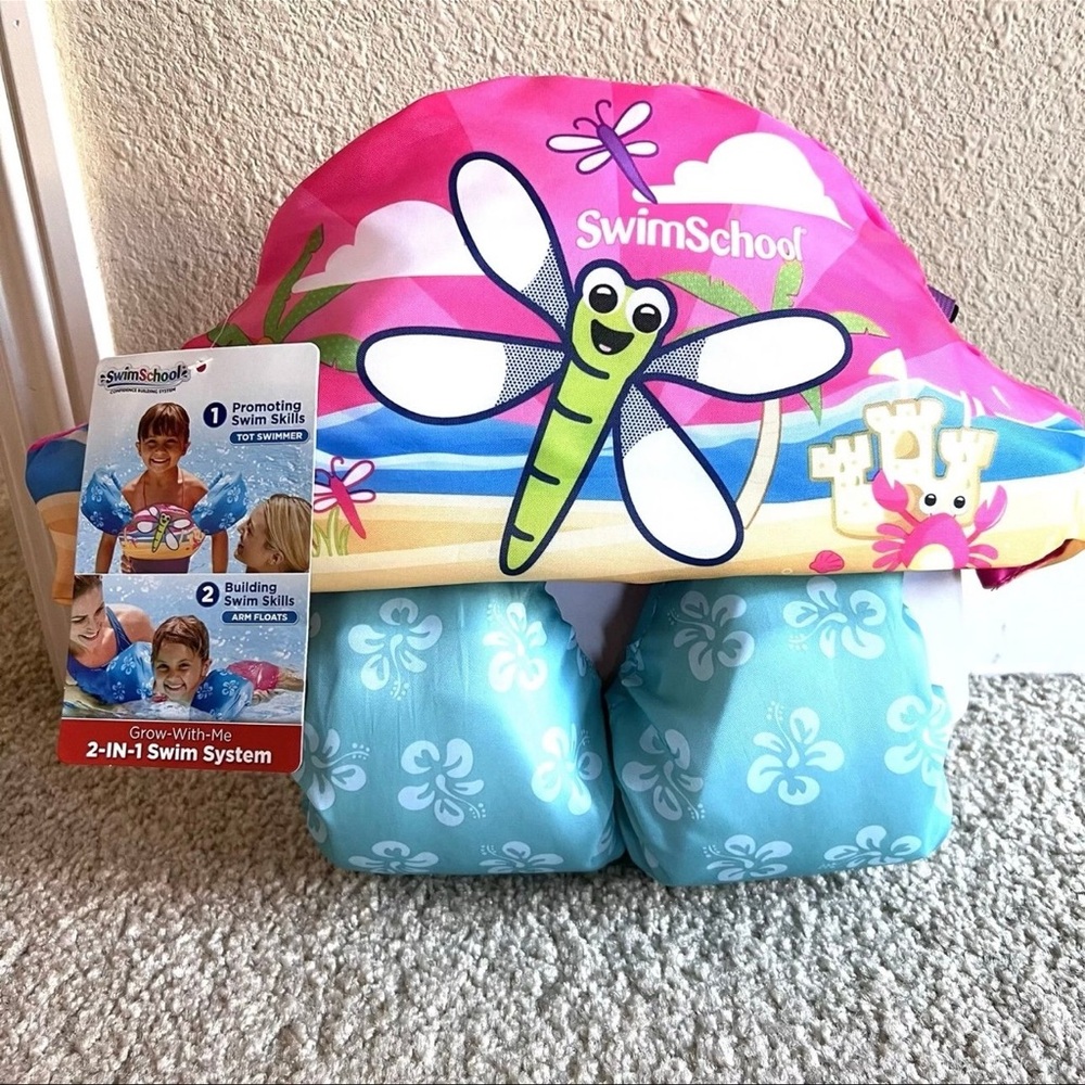 SwimSchool Inflatable Ultra-Fit Tot Swimming Arm Bands